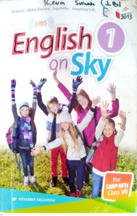 Image of English on sky 1 : for SMP/MTs class VII