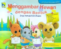 Image of Menggambar hewan dengan bentuk = draw animals from shapes
